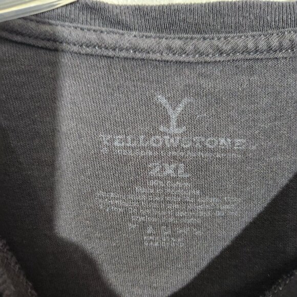 Yellowstone Dutton Ranch Black Graphic Tee Size XL 100% Cotton Mens Casual Shirt - Picture 4 of 10